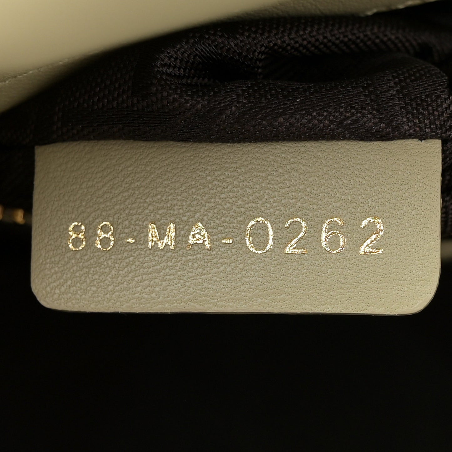 Lambskin Cannage Small My ABCDior Lady Dior Peyote Green