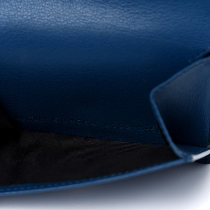 Balenciaga Calfskin Mini Papier Wallet Blue Marine 6 of 11