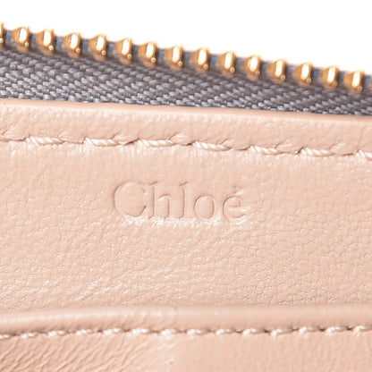 Chloe Calfskin Marcie Long Zip Around Wallet Cashmere Grey 6 of 13