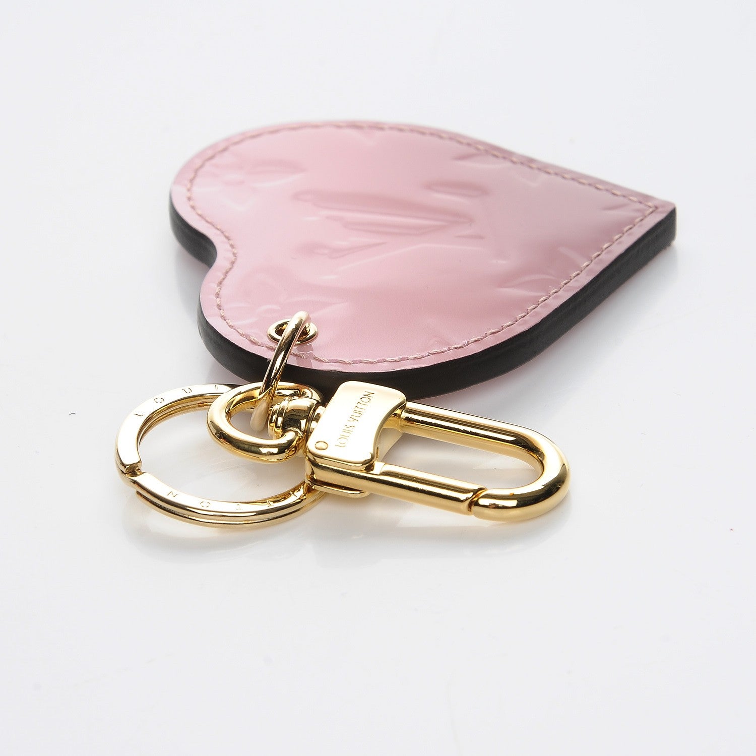 Louis Vuitton Vernis Degrade Heart Bag Charm Pink 5 of 6