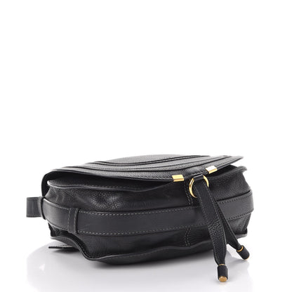 Chloe Calfskin Medium Marcie Round Crossbody Bag Black 4 of 10