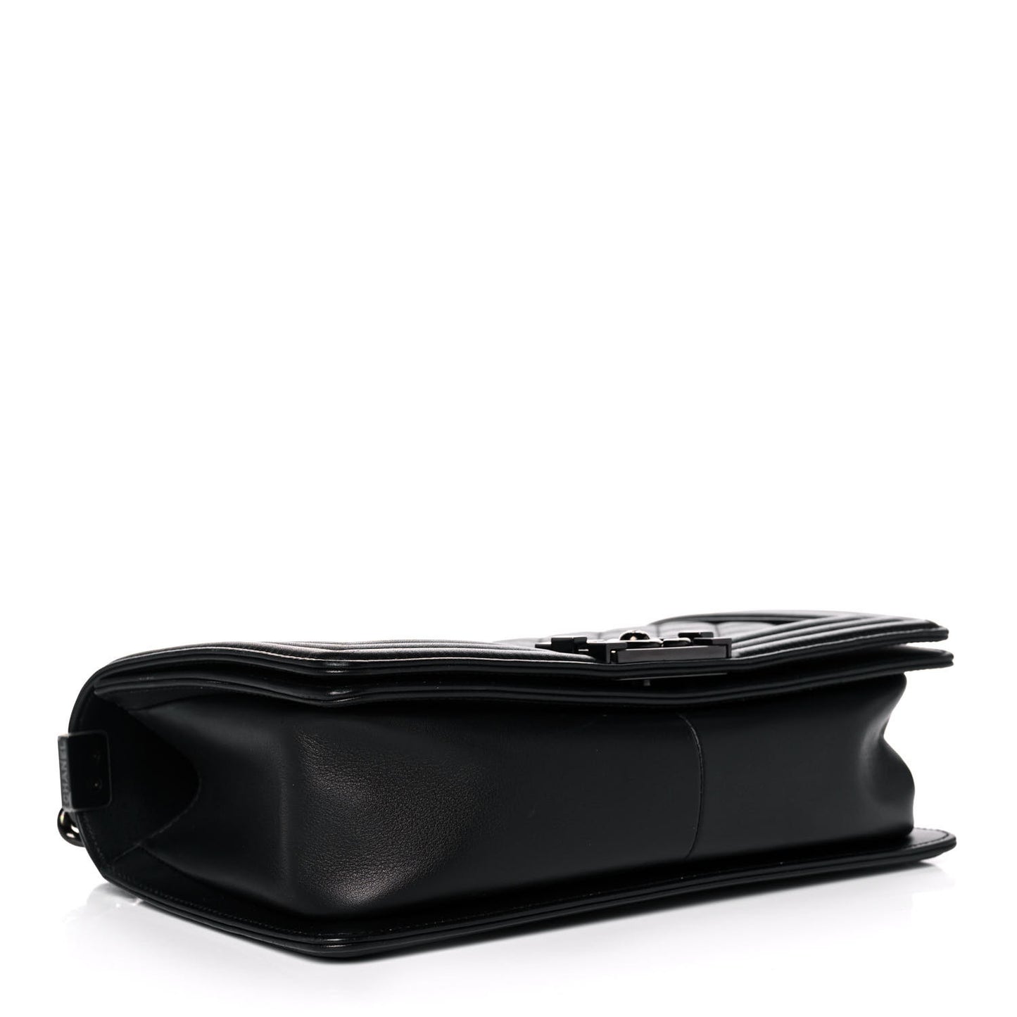 Calfskin Quilted Medium Boy Flap So Black