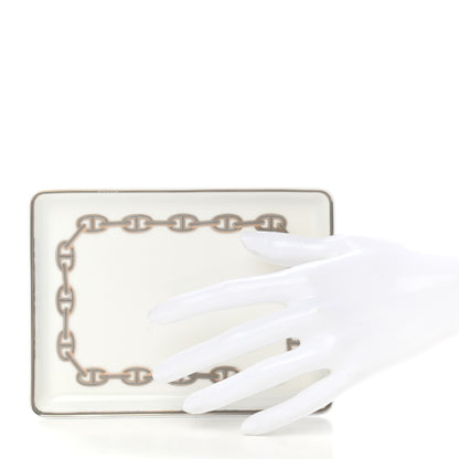 Hermes Porcelain Chaine d' Ancre Sushi Plate 14 of 15