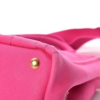 Prada Canapa Small Logo Tote Fuxia 12 of 17