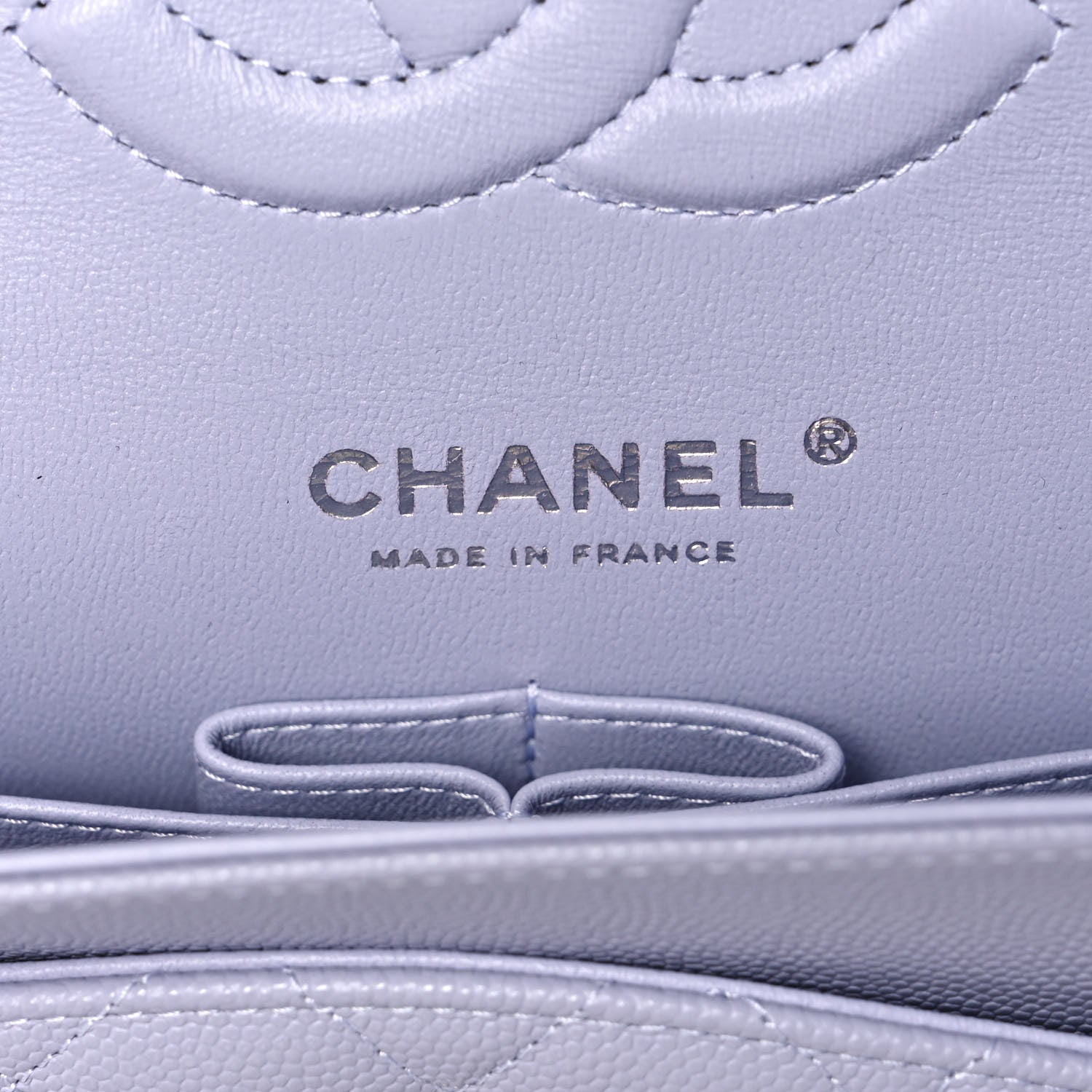 Chanel Caviar Quilted Medium Double Flap Light Purple 6 of 11