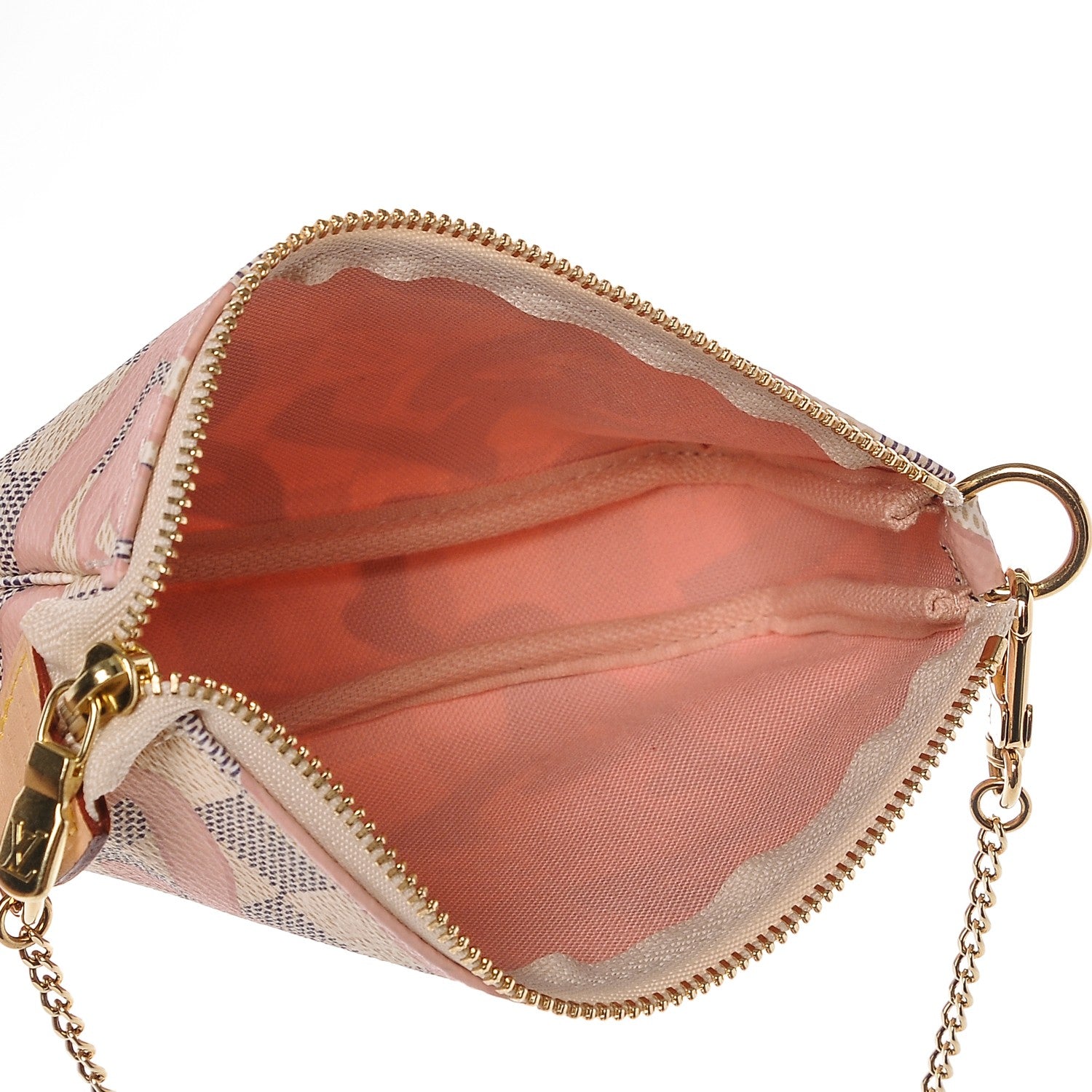 Louis Vuitton Damier Azur Tahitienne Mini Pochette Accessories 6 of 6