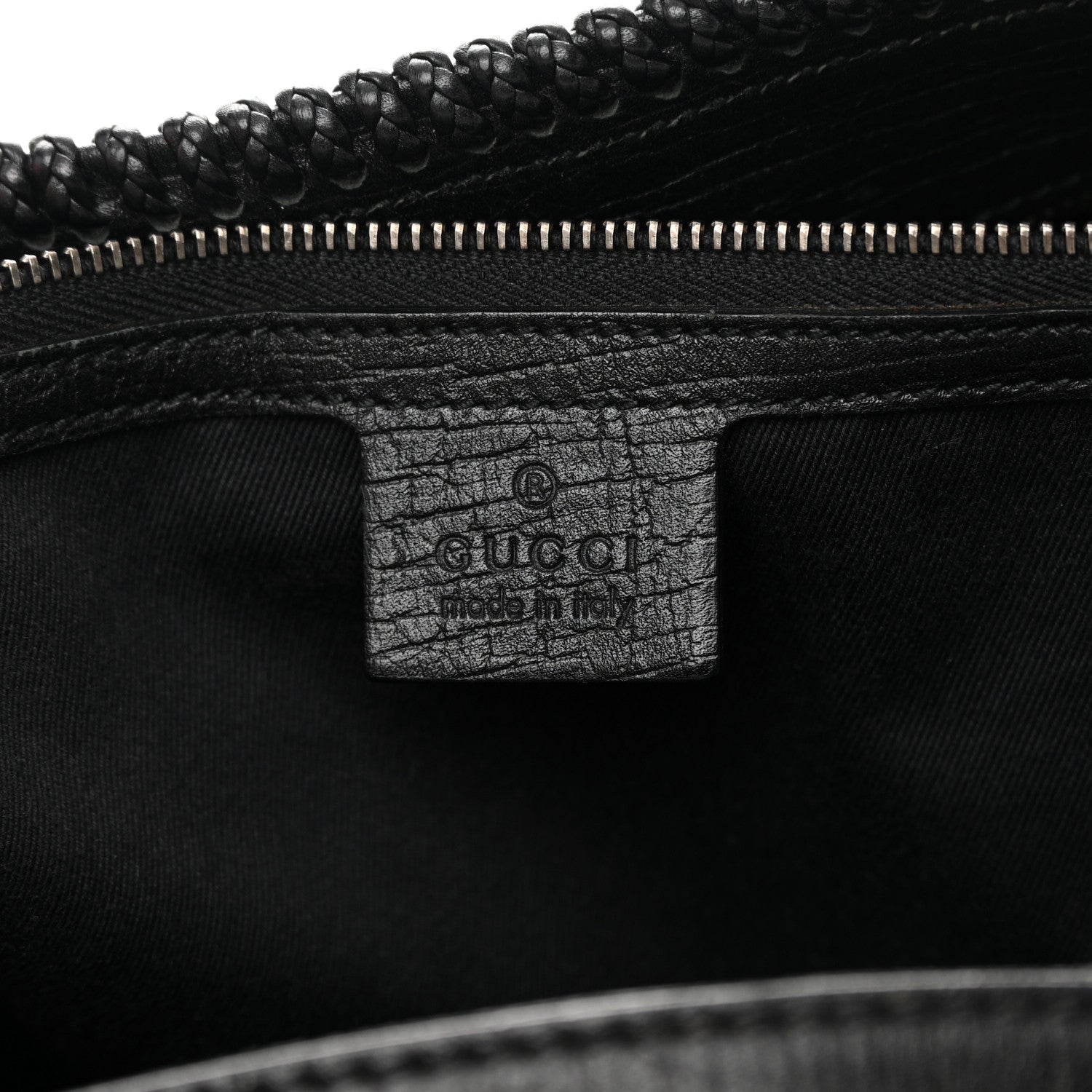 Gucci Monogram Large Horsebit Chain Hobo Black 6 of 12