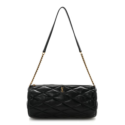 Saint Laurent Lambskin Monogram Small Sade Tube Bag Black 1 of 13