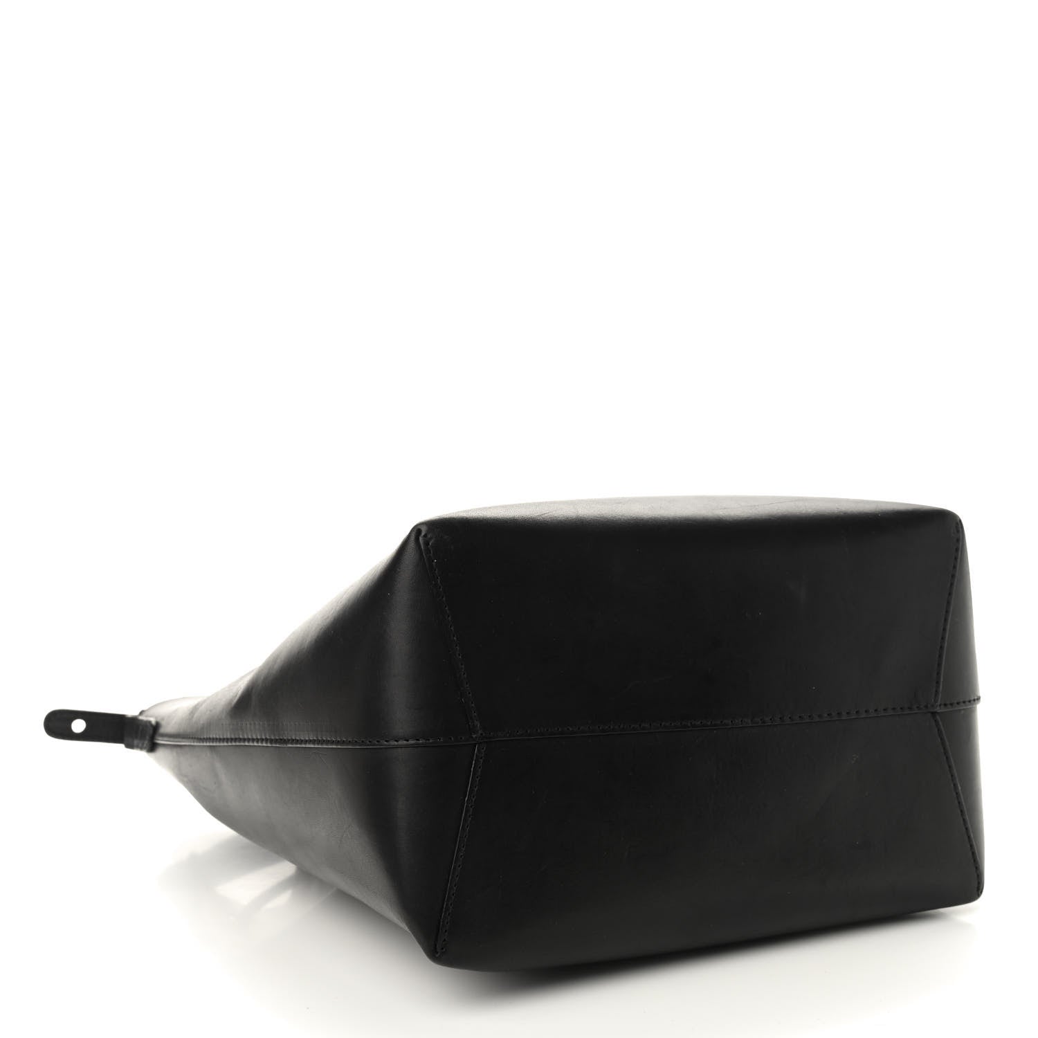 Mansur Gavriel Vegetable Tanned Calfskin Bucket Bag Black Flamma 4 of 11