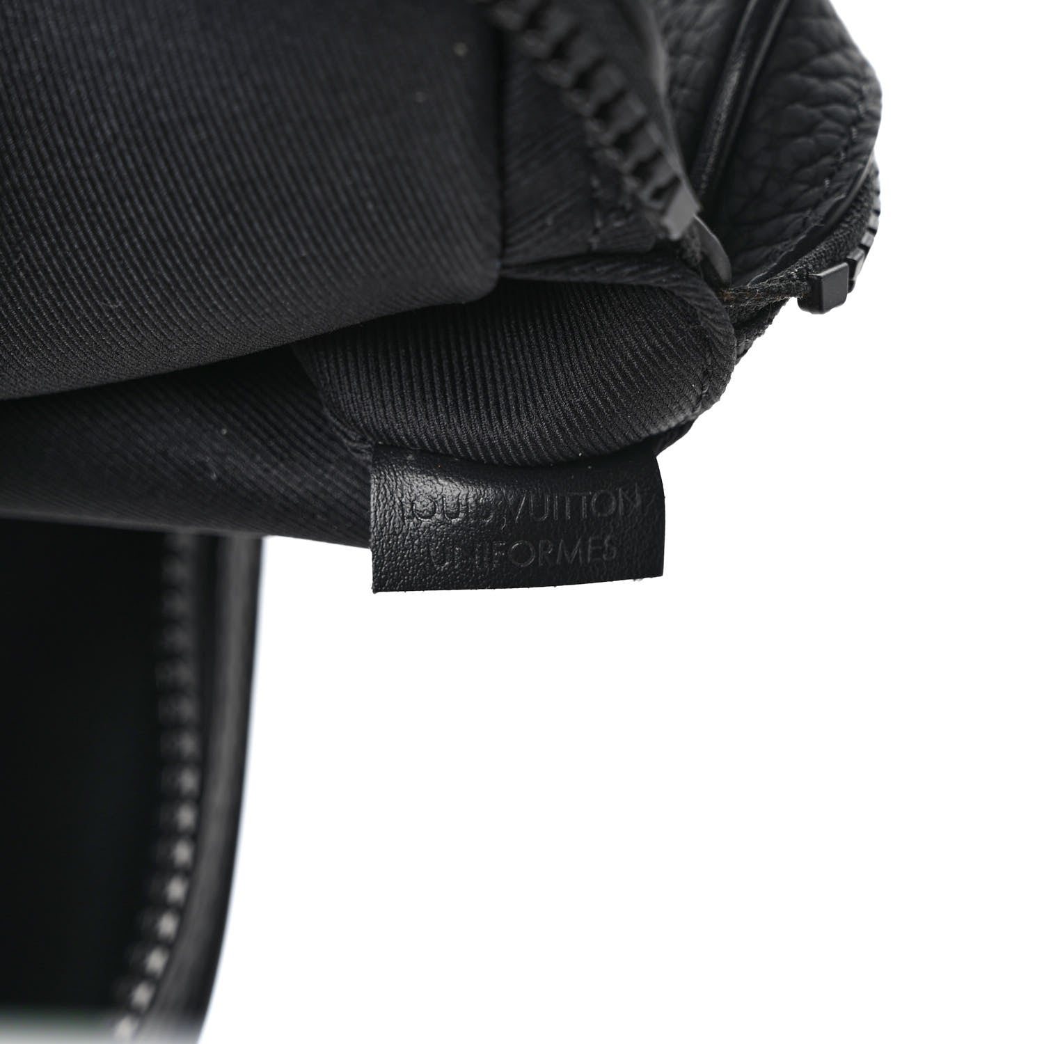 Louis Vuitton Taurillon Monogram Uniformes Solar Ray Soft Pochette Volga Belt Bag Black 6 of 10