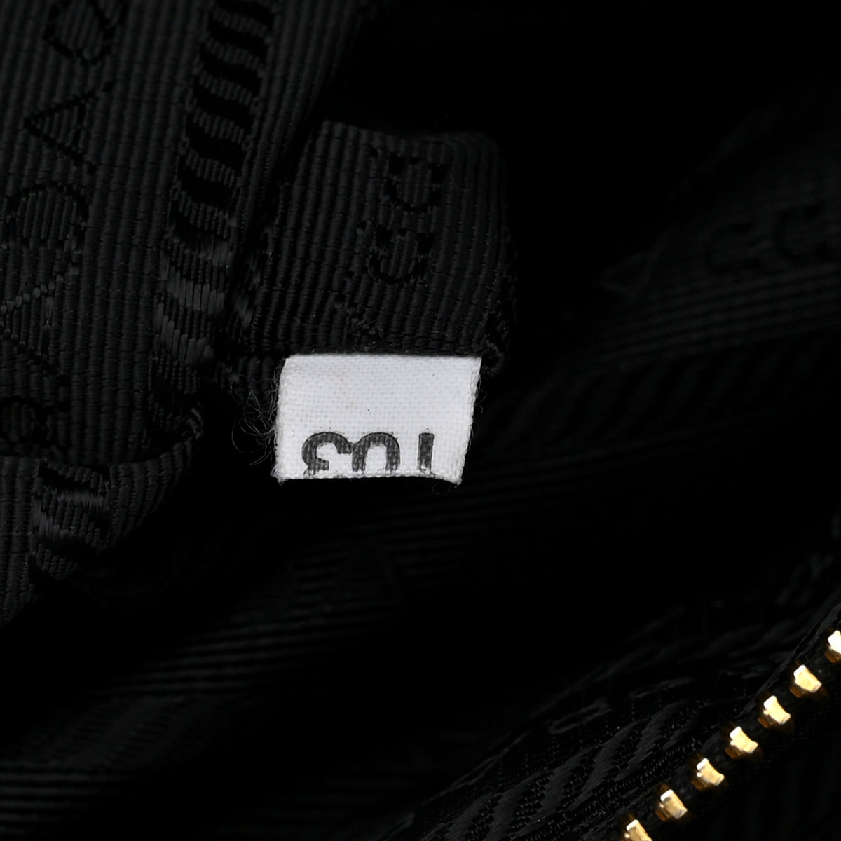 Tessuto Nylon Logo Tote Black