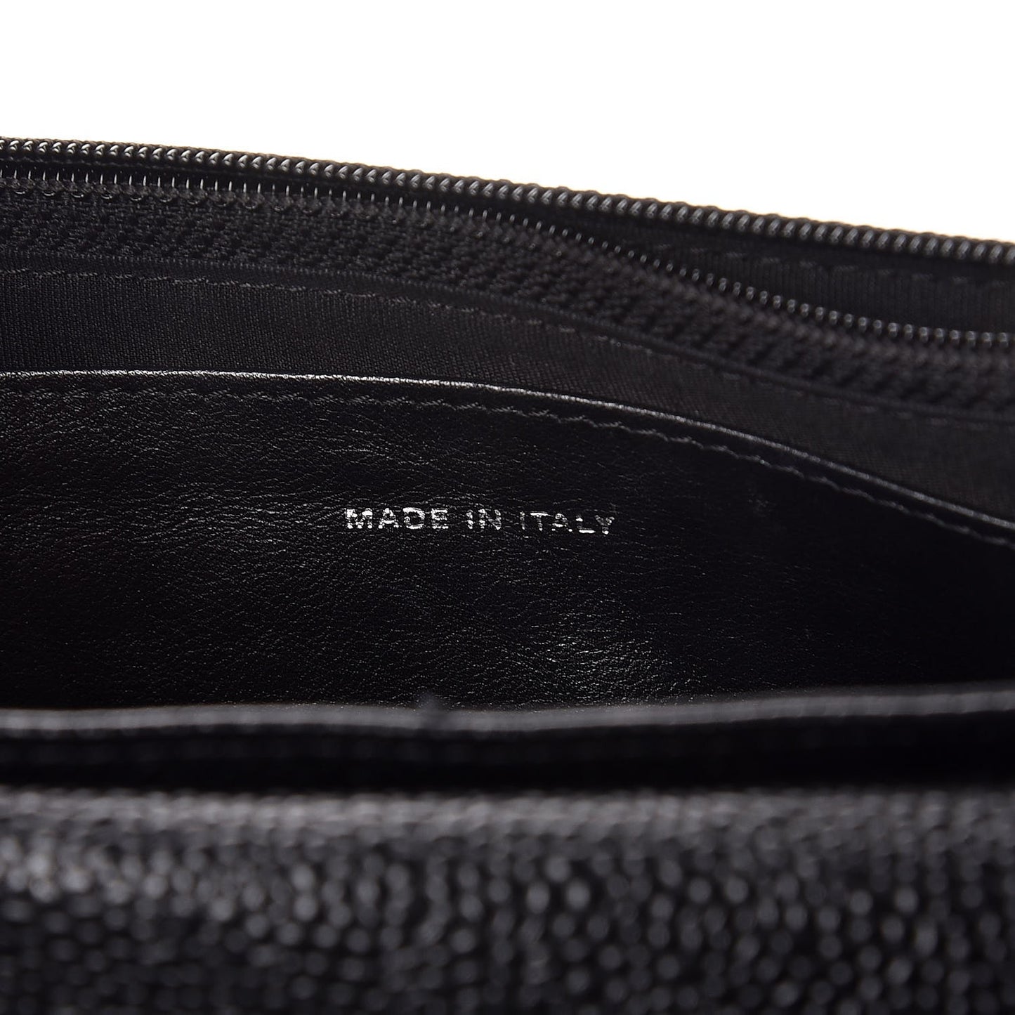 Caviar Half Moon Wallet On Chain WOC Black