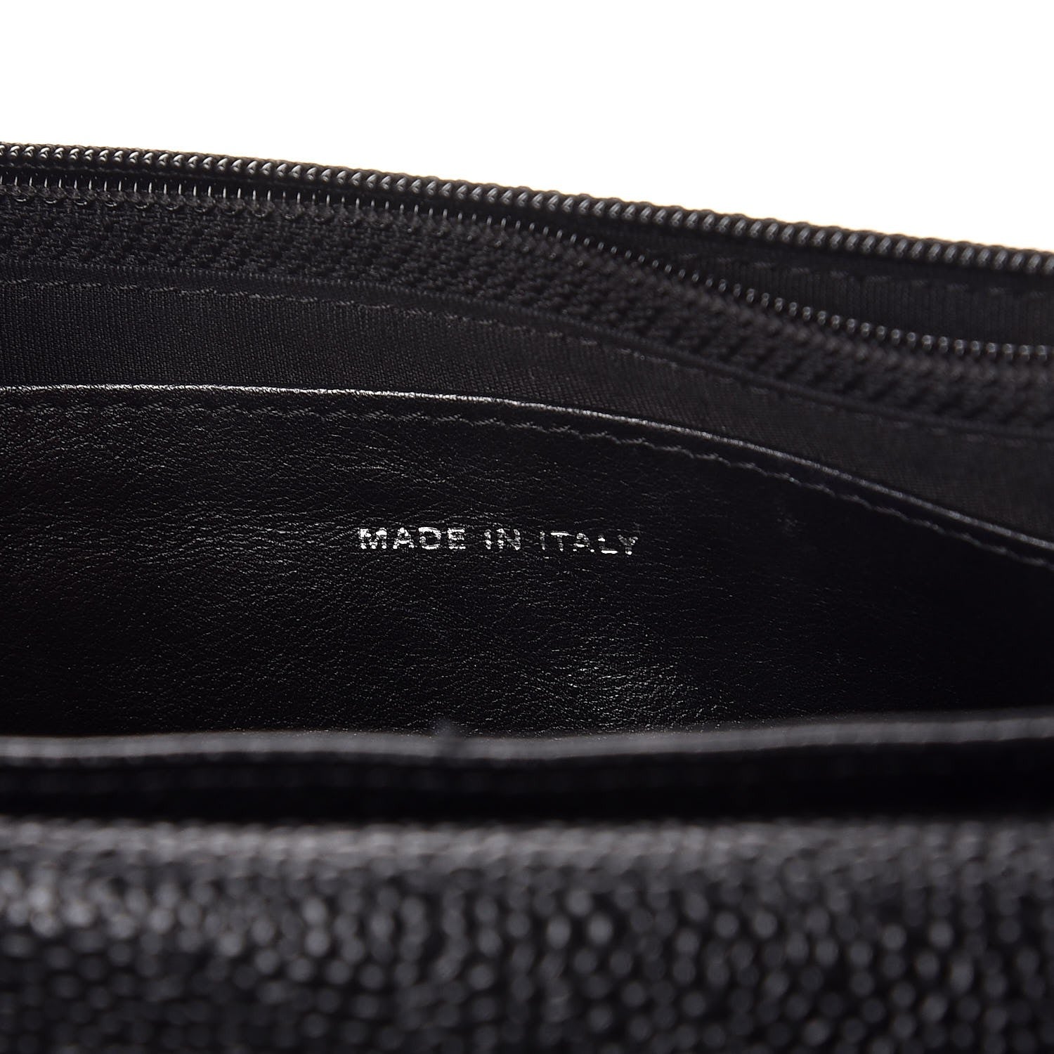 Chanel Caviar Half Moon Wallet On Chain WOC Black 7 of 9