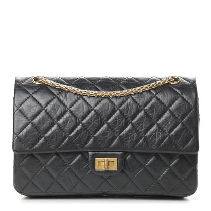 Chanel Aged Calfskin Quilted 2.55 Reissue 226 Flap Black 1 of 15