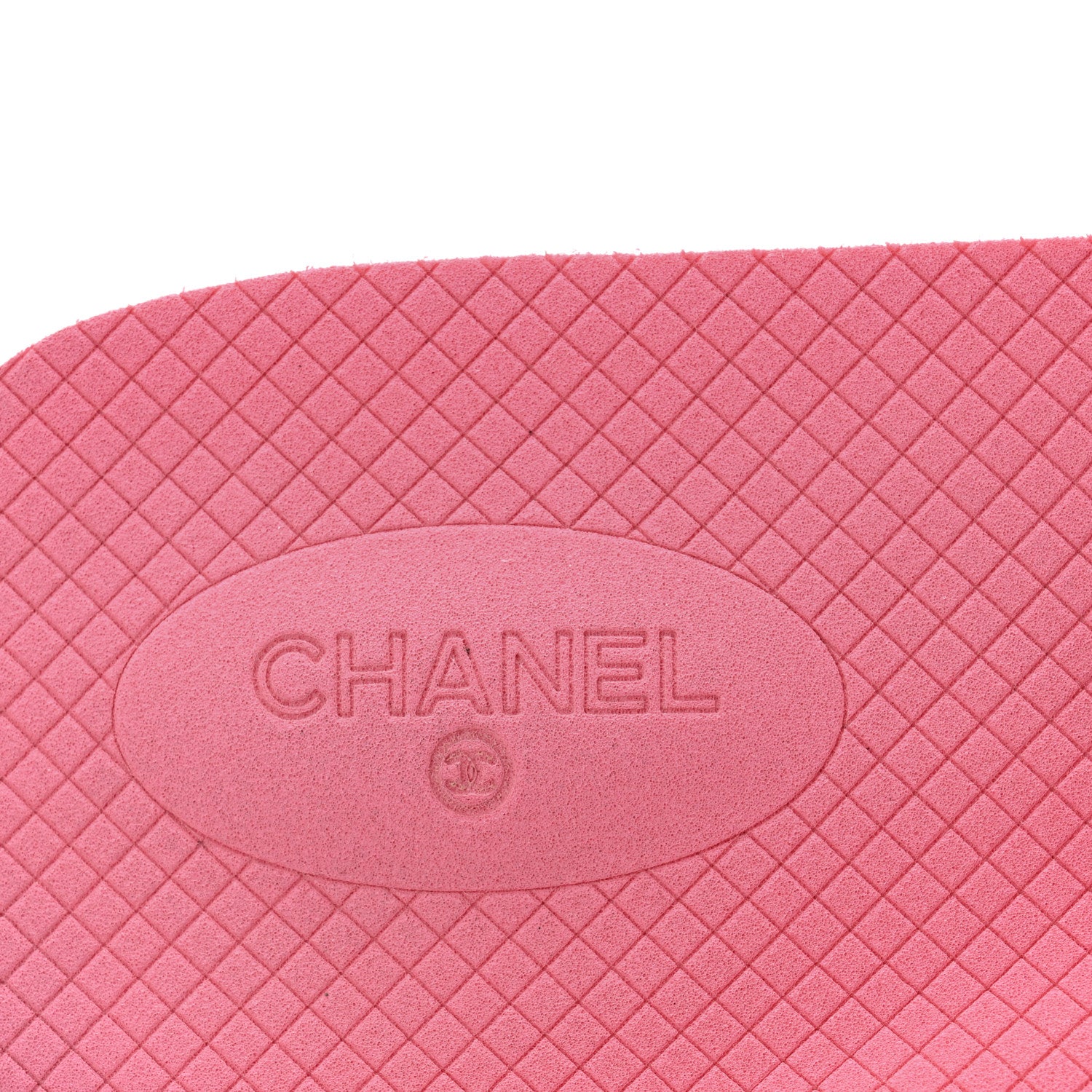 Chanel Fabric Rubber Coco Slides 38 Red 8 of 11