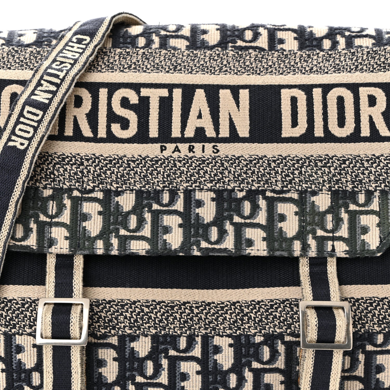Christian Dior Oblique Medium Diorcamp Messenger Blue 8 of 11