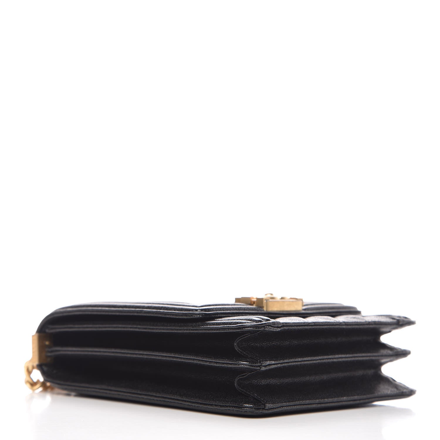 Chanel Caviar Quilted North South Boy Flap Black 4 of 9