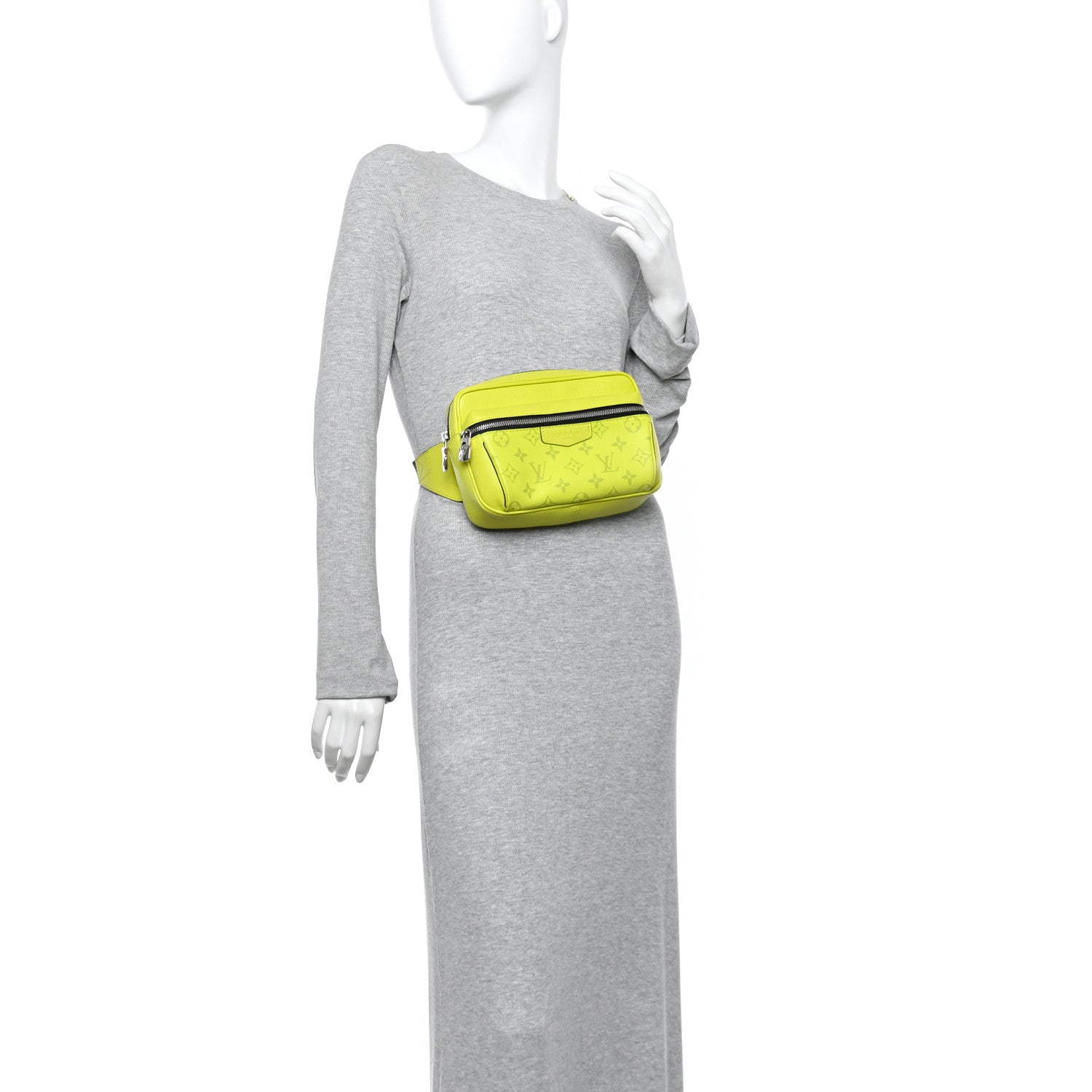 Louis Vuitton Monogram Taiga Outdoor Bumbag Yellow 2 of 11