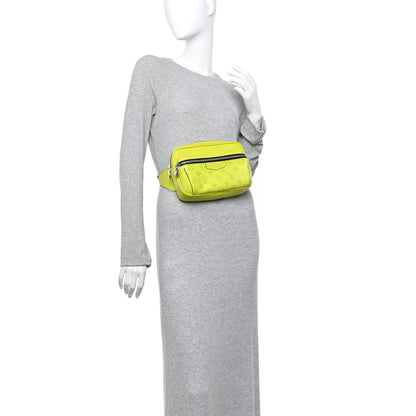 Louis Vuitton Monogram Taiga Outdoor Bumbag Yellow 2 of 11