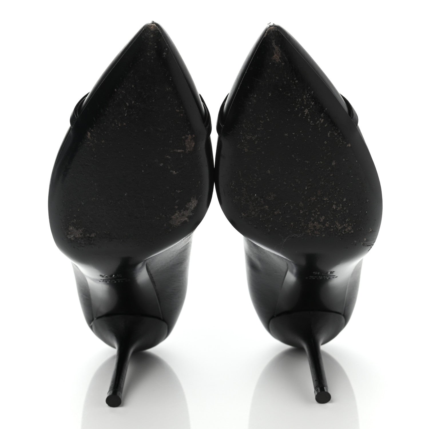 Gucci Nappa Moorea Molaita Mid Heel Pumps 37.5 Black 5 of 14