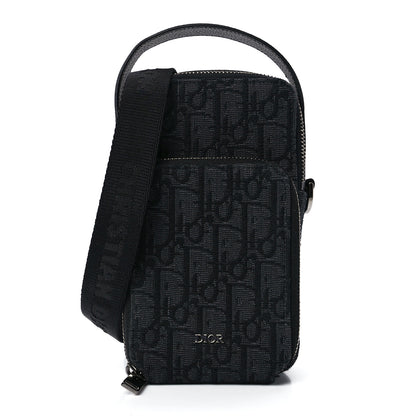 Christian Dior Oblique Micro Rider Pouch Black 1 of 10