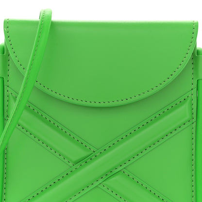 Alexander McQueen Calfskin The Curve Micro Crossbody Pouch Bag Kelly Green 8 of 11