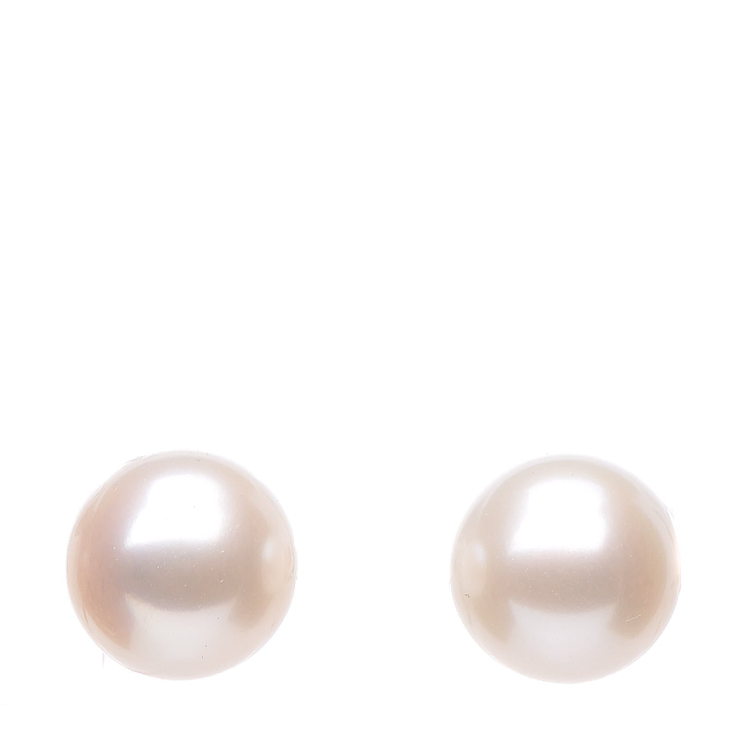 Tiffany Sterling Silver Freshwater Pearl 8-9mm Ziegfeld Earrings 1 of 5