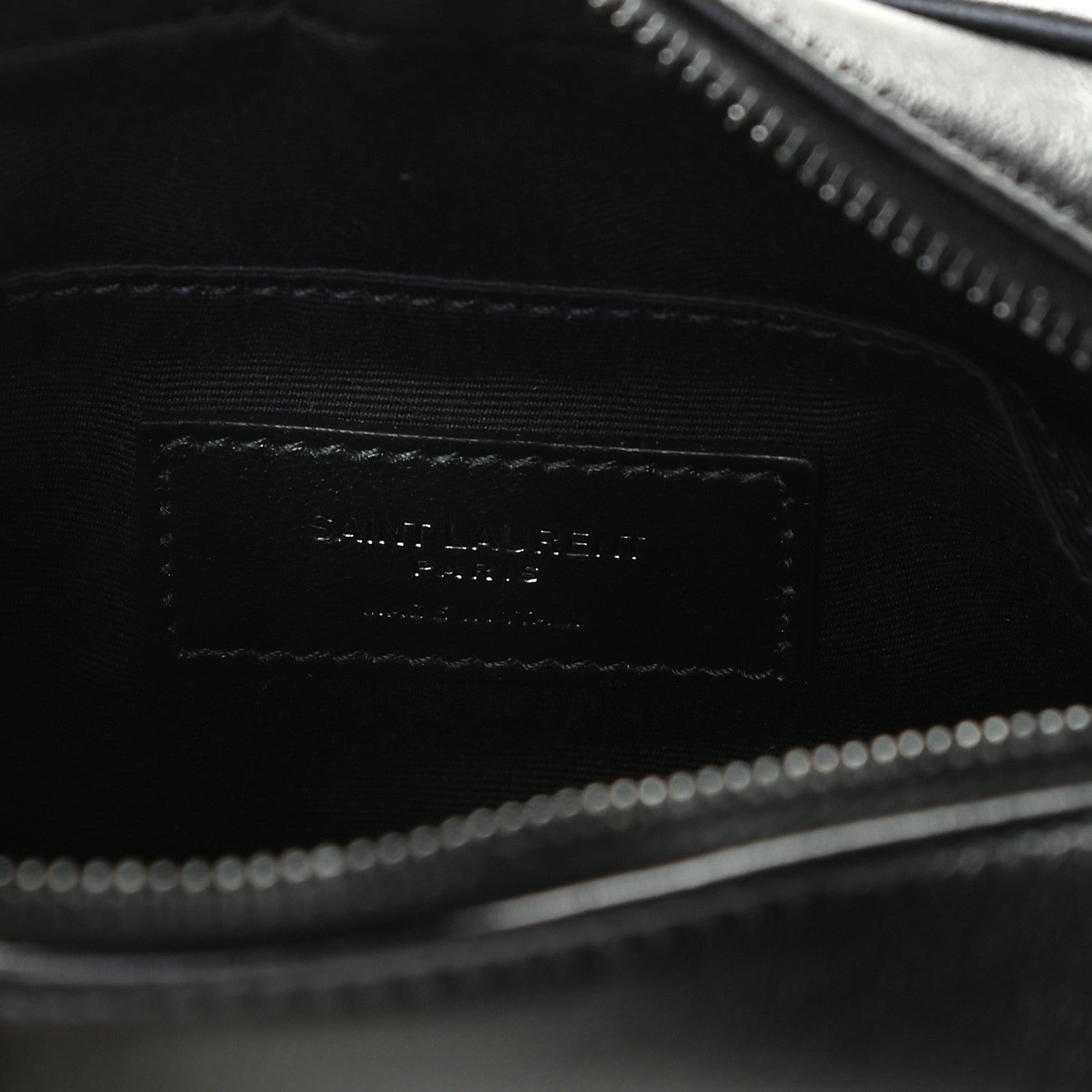 Saint Laurent Calfskin Matelasse Monogram Lou Belt Bag Black 6 of 10