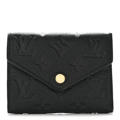 Louis Vuitton Empreinte Victorine Wallet Black 1 of 6