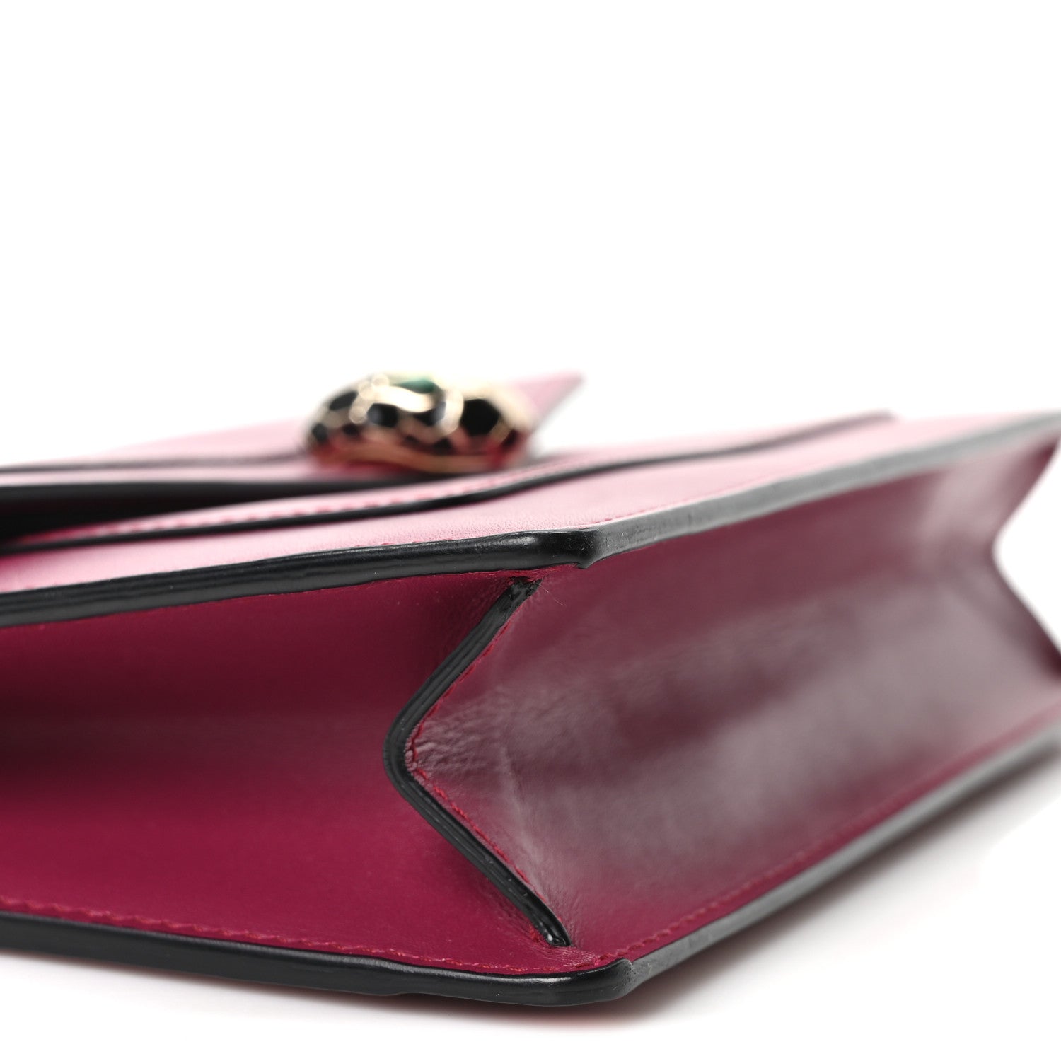 Bulgari Calfskin Serpenti Forever Crossbody Bag Plum 9 of 10