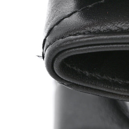 Saint Laurent Calfskin Y Quilted Monogram Small Loulou Chain Satchel Black 12 of 13