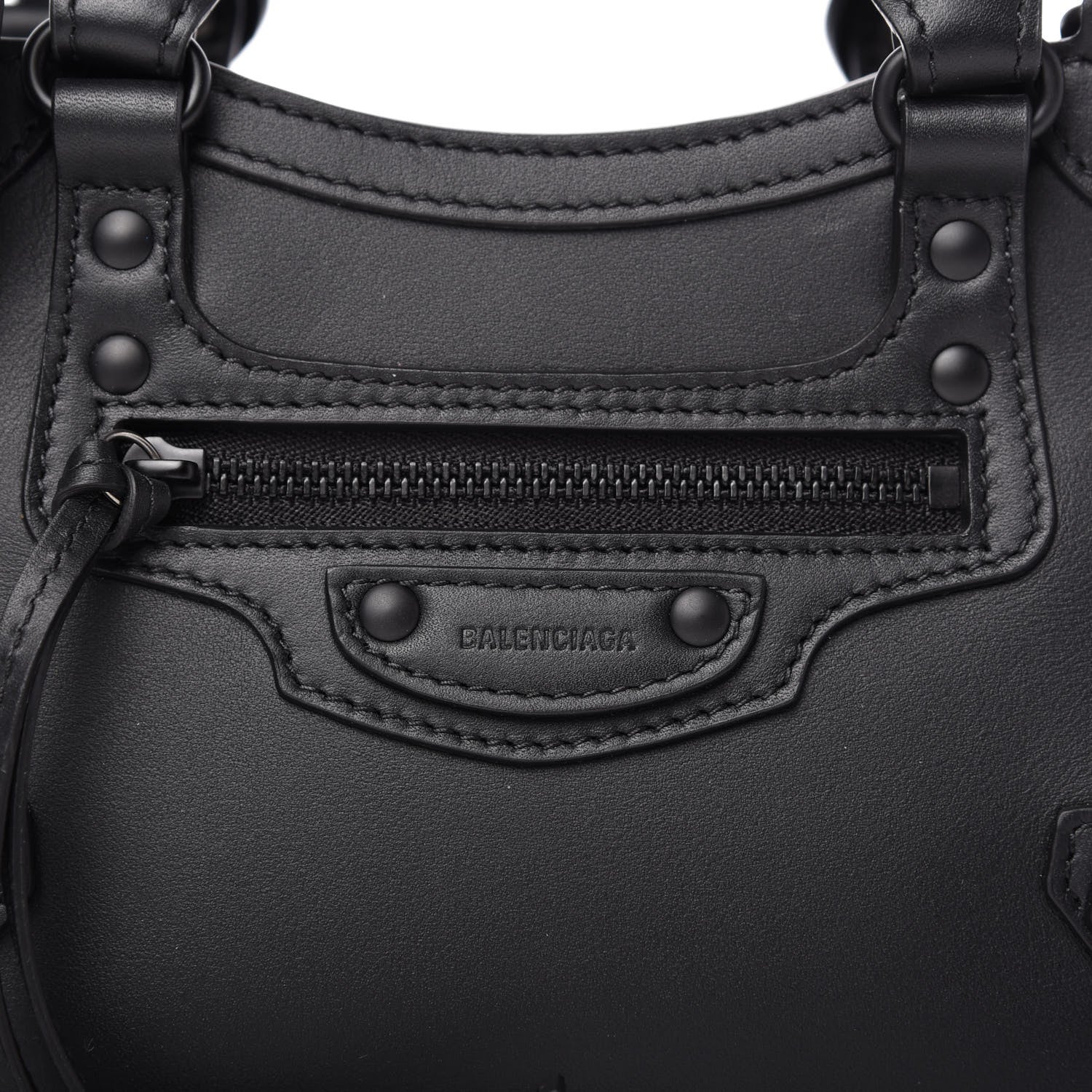 Balenciaga Smooth Calfskin Neo Classic Black Hardware Mini City Black 9 of 9