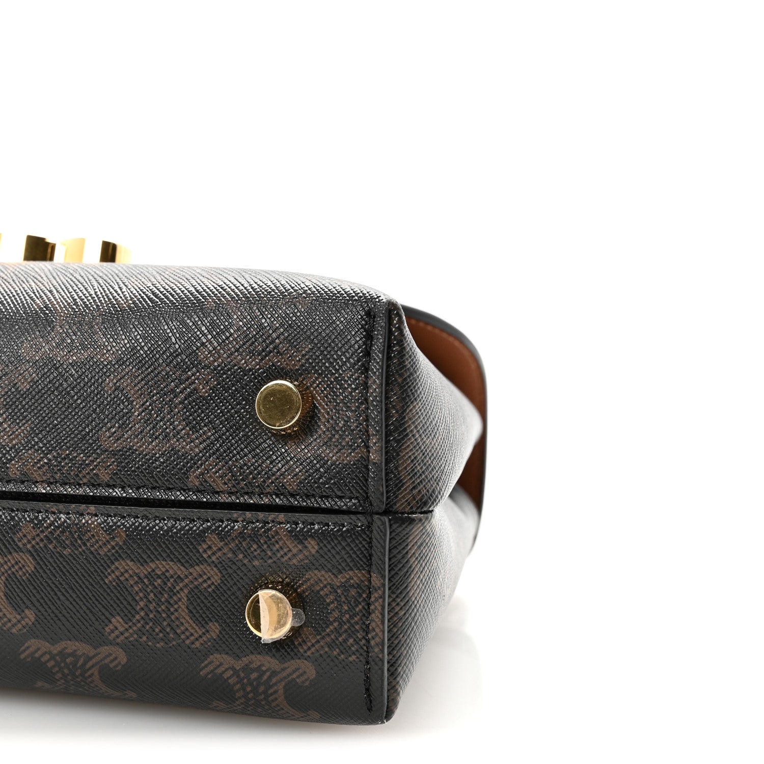 Celine Triomphe Canvas Teen Nino Tan 10 of 10