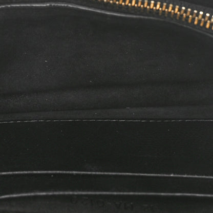 Christian Dior Grained Calfskin Saddle Belt Clutch Black 5 of 10