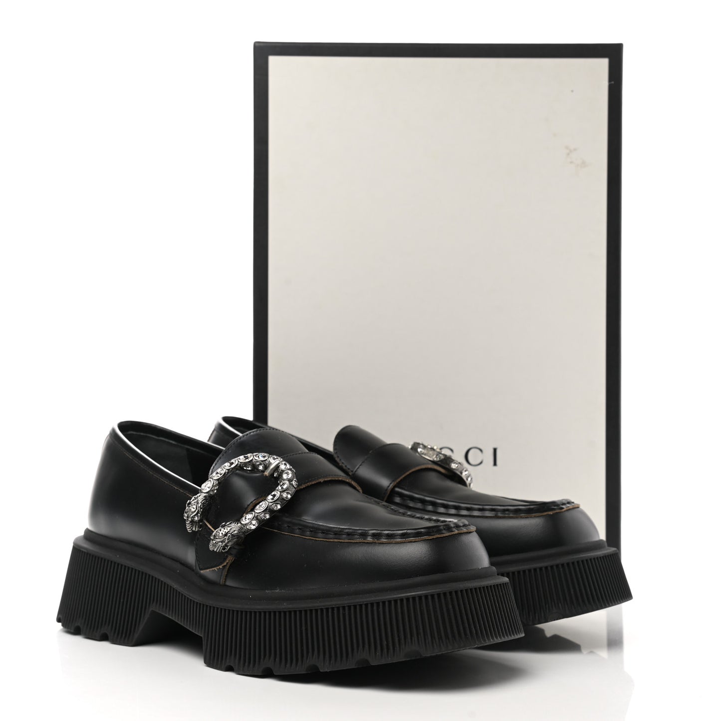 Cordovan Lux Dionysus Hunder Loafers 40.5 Black