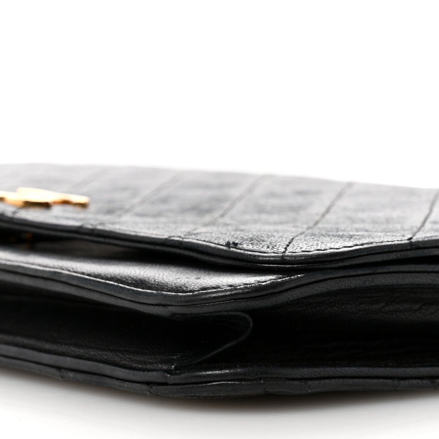 Chanel Lambskin Quilted Small Single Flap Black 10 of 15