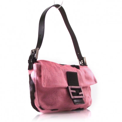 Fendi Calf Hair Baguette Pink 4 of 16