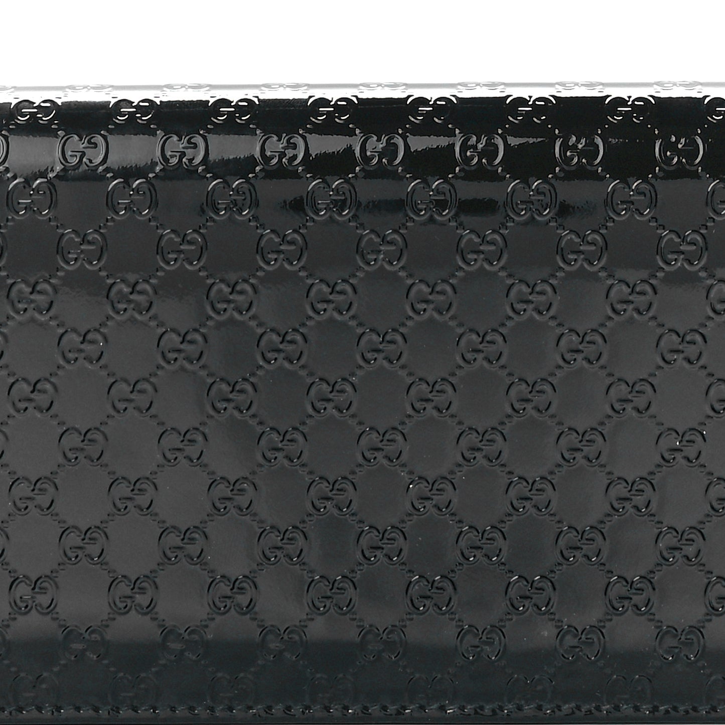 Patent Microguccissima Small Broadway Clutch Black