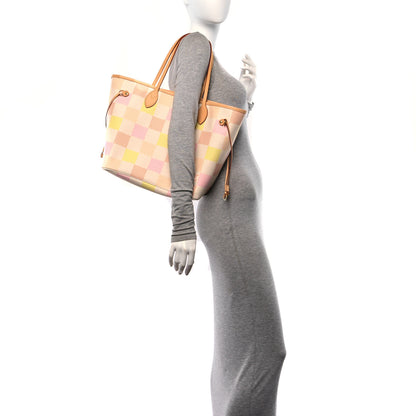 Louis Vuitton Damier Giant Neverfull MM Peach 2 of 11