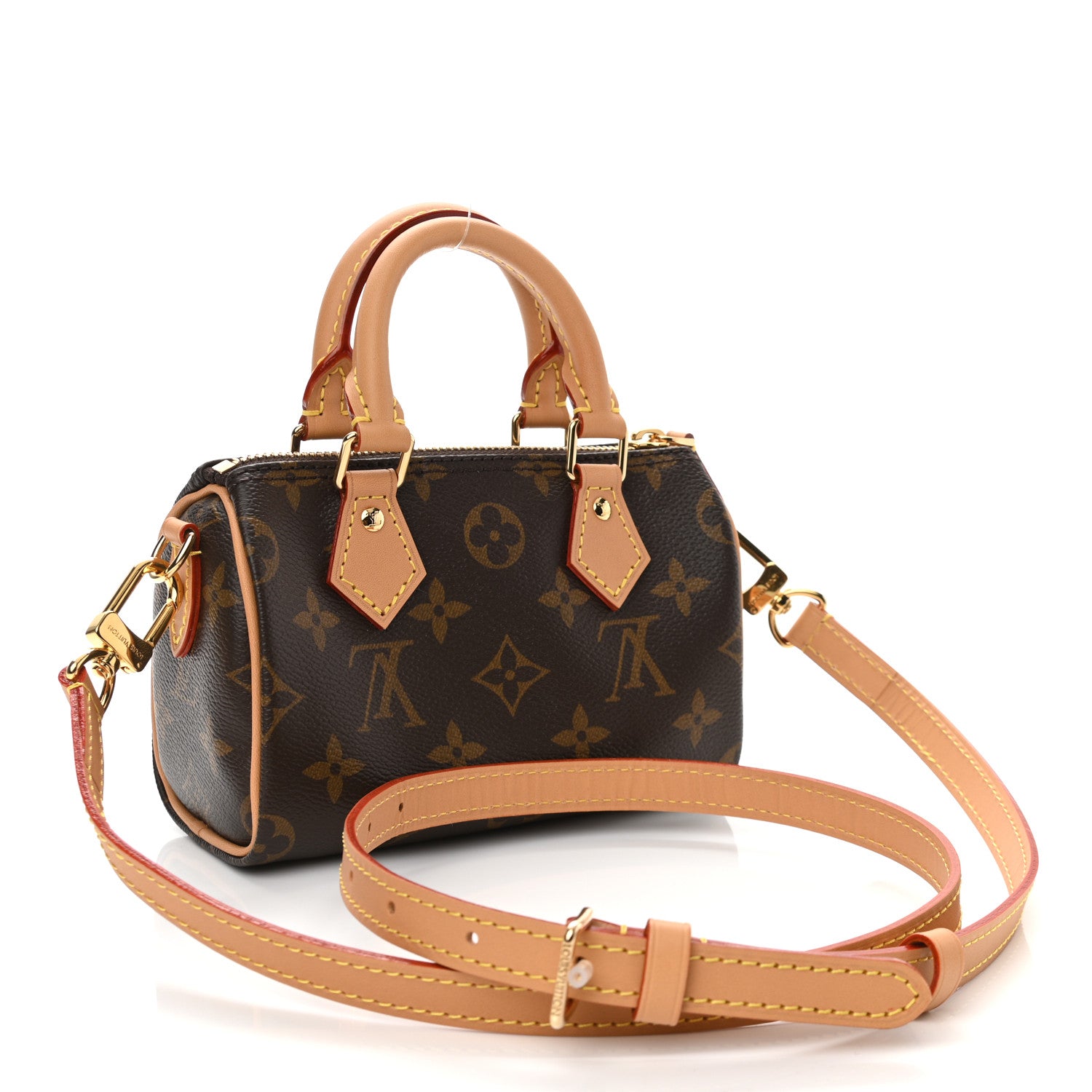 Louis Vuitton Monogram Nano Speedy Bandouliere 3 of 11