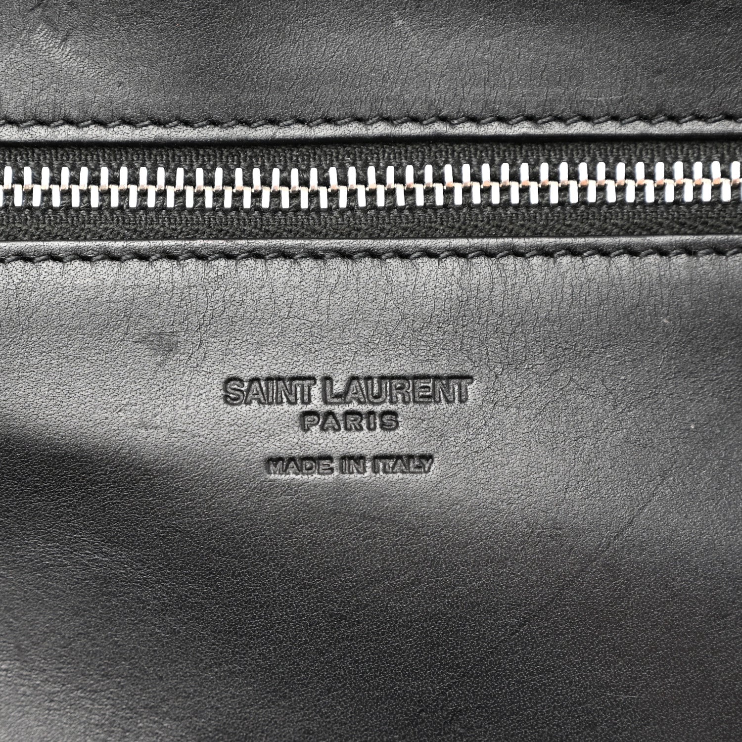 Saint Laurent Raffia Medium Panier Bag Black 6 of 9