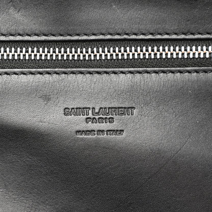 Saint Laurent Raffia Medium Panier Bag Black 6 of 9