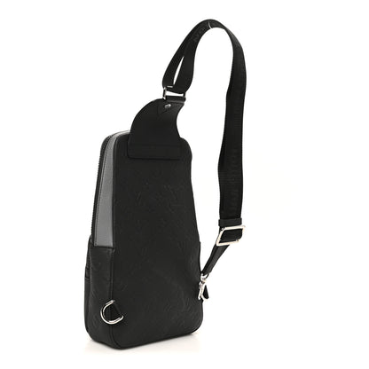 Louis Vuitton Empreinte Avenue Sling Bag Grey Blue 3 of 9