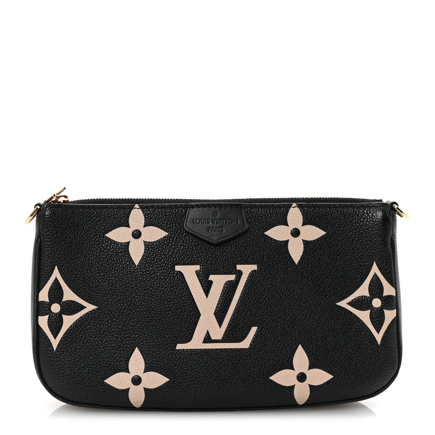 Empreinte Monogram Giant Multi Pochette Accessories Large Pochette Black Beige