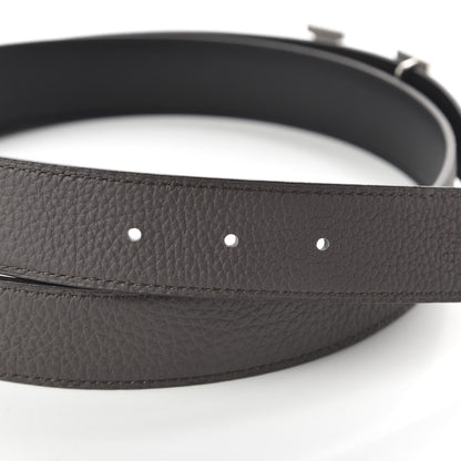 Hermes Box Togo 32mm H Belt 100 Black Etain 3 of 6