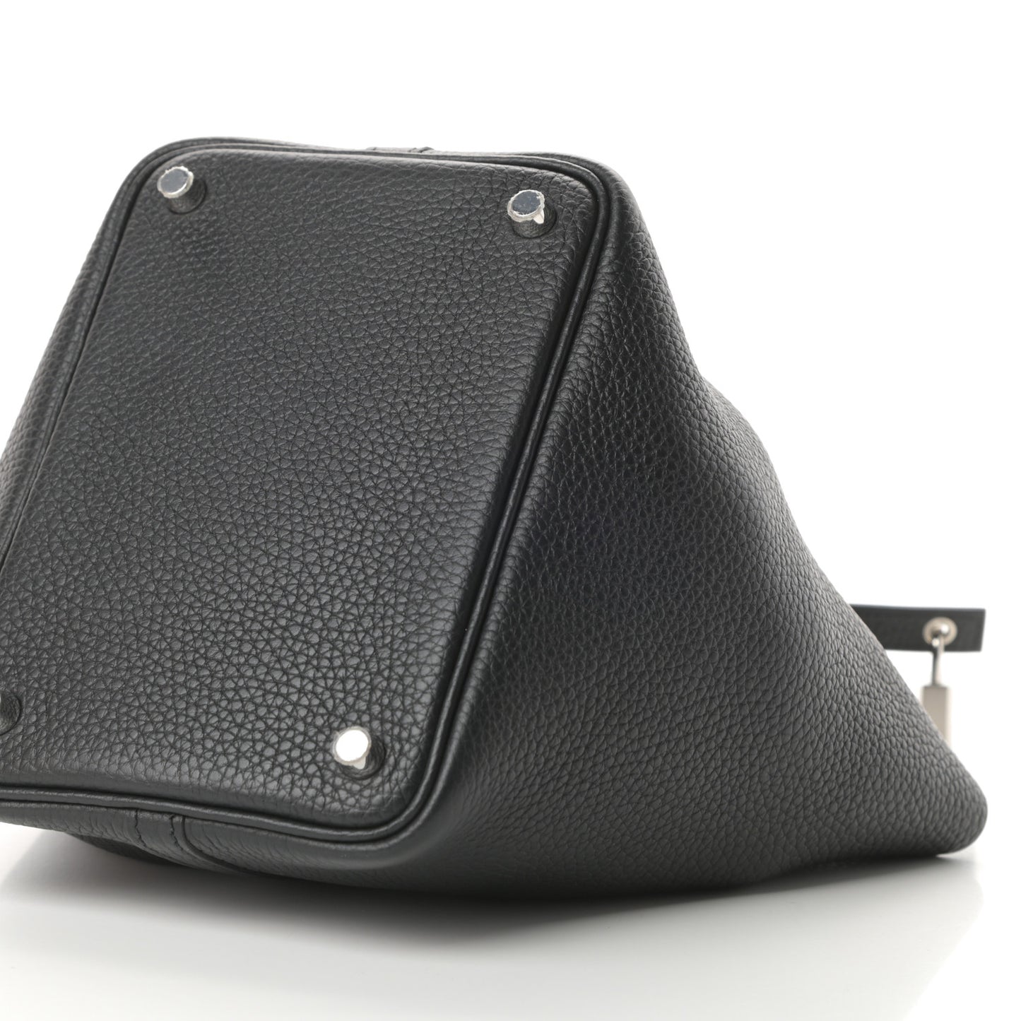 Taurillon Clemence Picotin Lock 18 PM Black