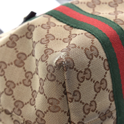 Gucci Monogram Medium Jolicoeur Tote Dark Brown 11 of 13