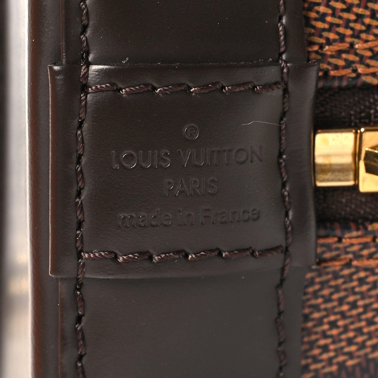 Louis Vuitton Damier Ebene Alma BB 6 of 10