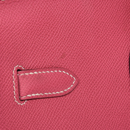 Hermes Epsom Candy Birkin 35 Rose Tyrien Rubis 33 of 41