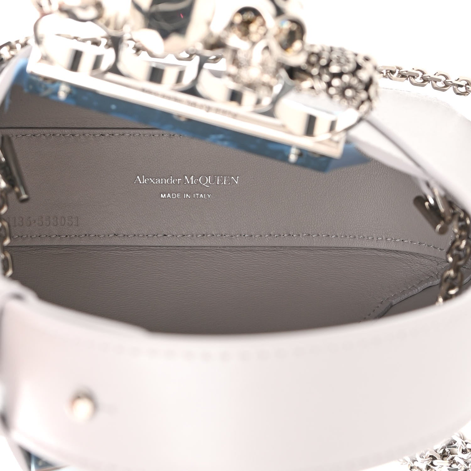 Alexander McQueen Calfskin Mini The Jeweled Hobo Dust 5 of 13